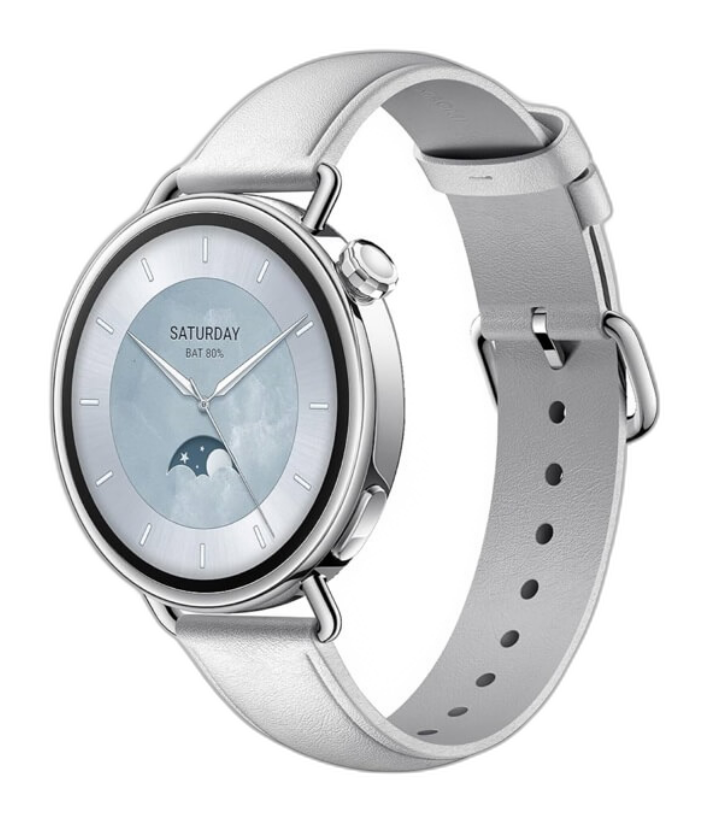 Reloj inteligente Xiaomi Watch S4 41mm correa cuero blanco