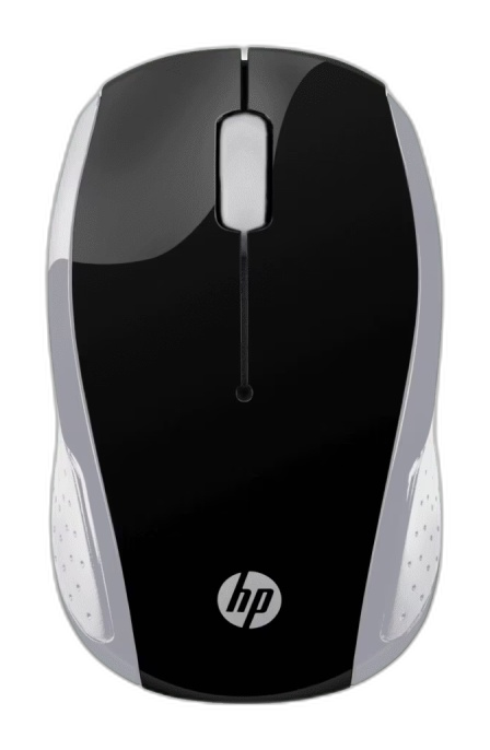 Mouse Inalámbrico HP 200 Óptico 1000DPI plateado