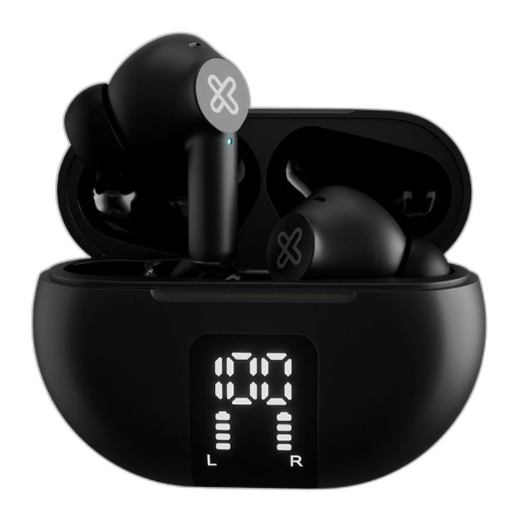 Audífonos in-ear Klip Xtreme EdgeBuds Bluetooth negro