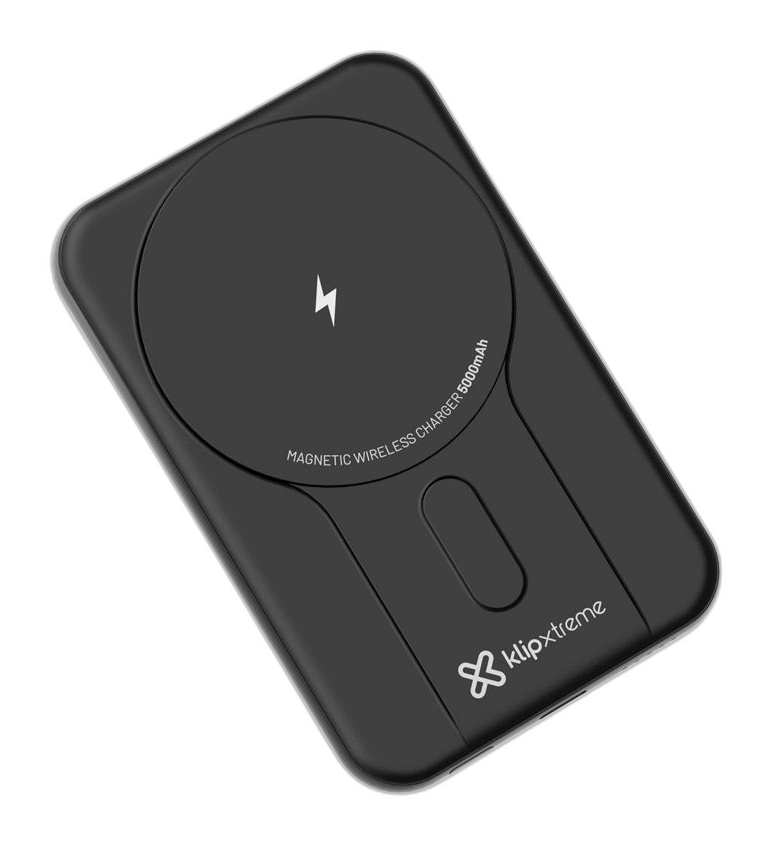 PowerBank Klip Xtreme PowerMag 5000mAh inalámbrico negro