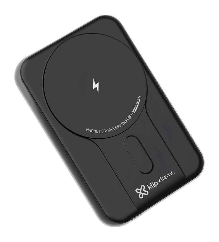Batería portátil Klip Xtreme PowerMag 10000mAh USB-C inalámbrico negro
