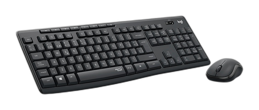 Teclado y mouse Logitech MK295 Silent negro