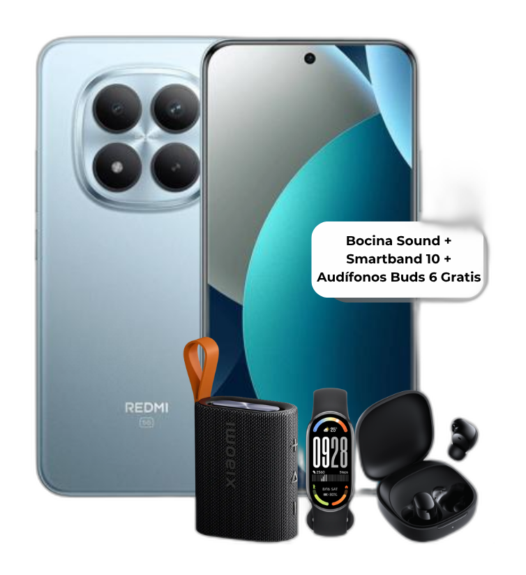 Teléfono Xiaomi Redmi Note 15 Pro+ 5G 512GB 12GB Azul