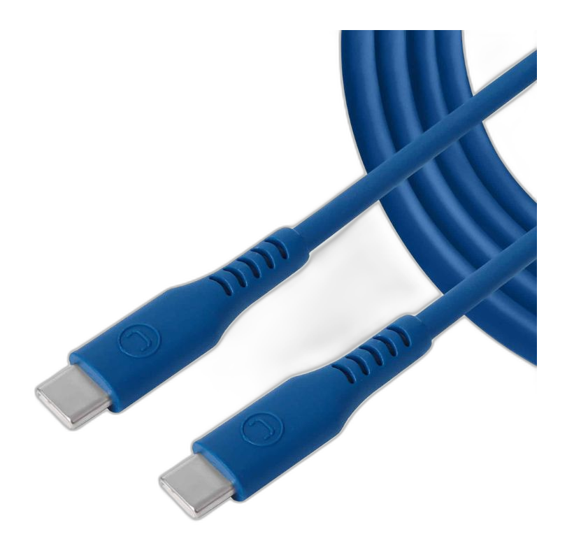 Cable USB-C a USB-C Unno Tekno CB4075BL 1.5m azul