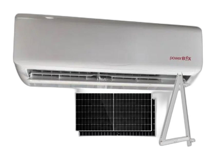 Aire acondicionado PowerBox 12,000BTU + Panel solar HiTek 600W