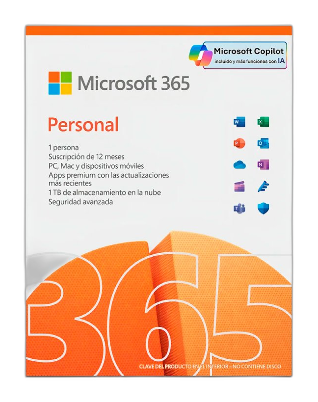 Licencia Microsoft 365 Personal 1 año
