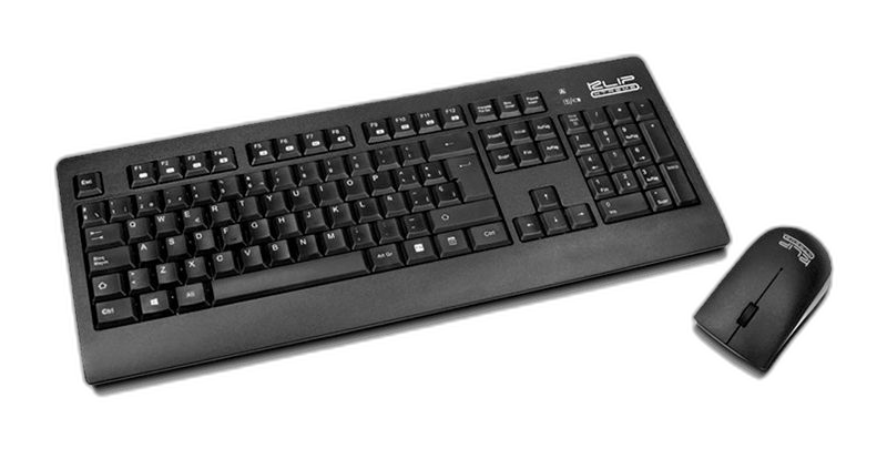 Teclado y mouse inalámbrico Klip Xtreme Inspire negro