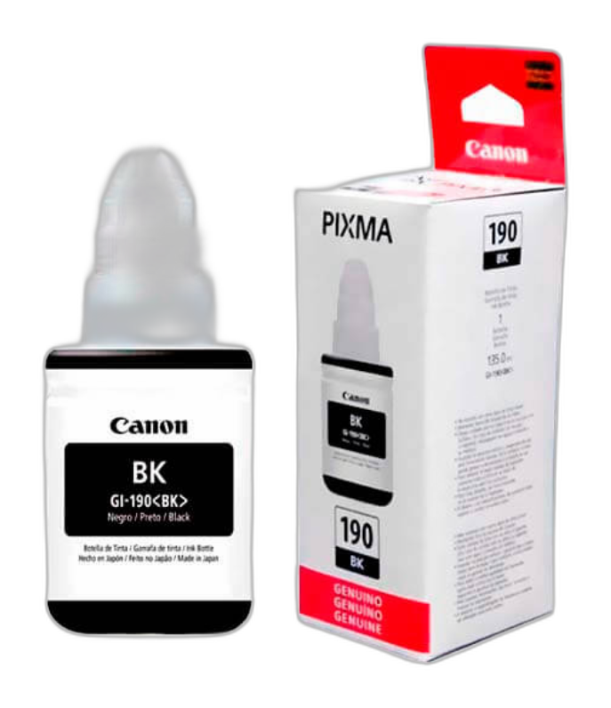 Tinta Canon GI-190BK negro 135ml