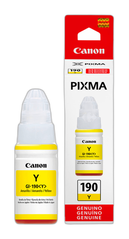 Tinta Canon GI-190Y amarillo 70ml
