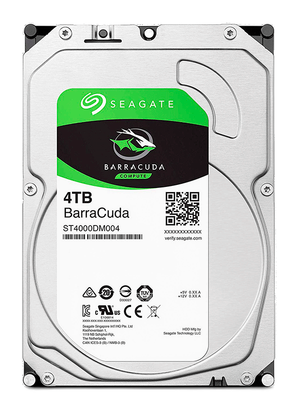 Disco Duro 3.5" 4TB Seagate BarraCuda 5400RPM