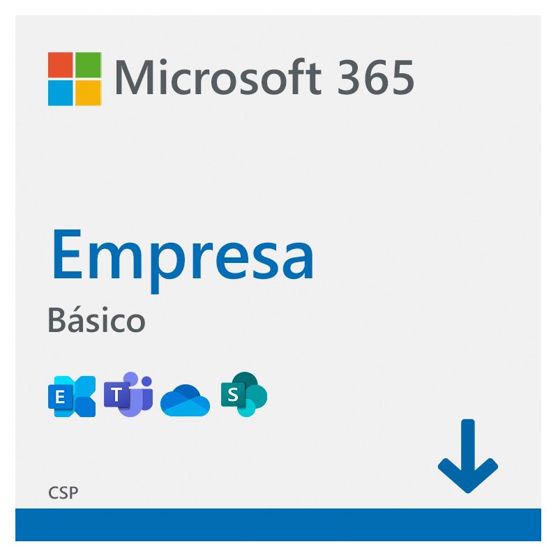 Licencia Microsoft 365 Empresa Básico 1 año