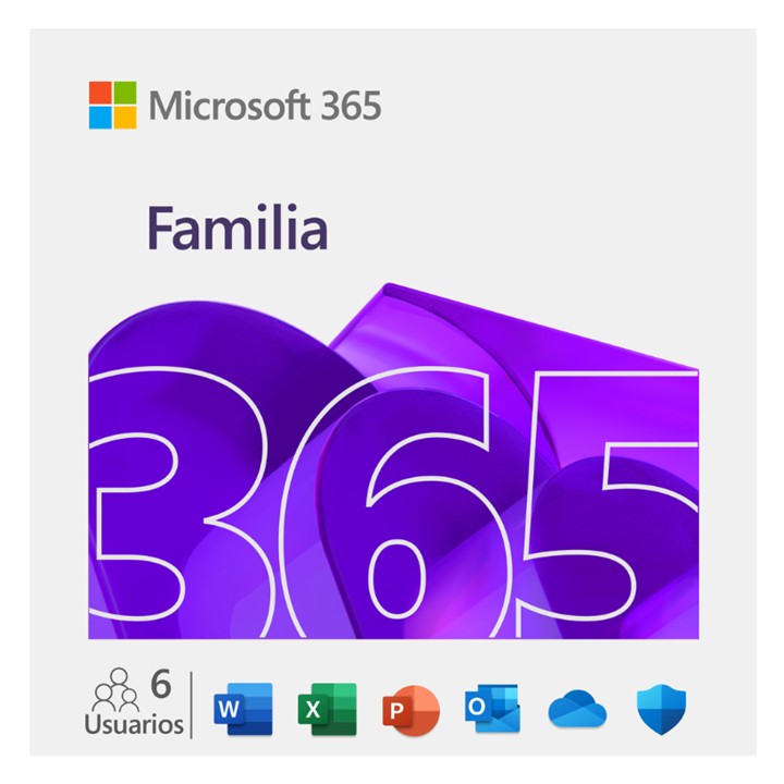 Licencia Microsoft 365 Familia 1 año
