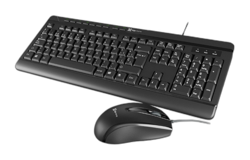 Teclado y mouse Klip Xtreme DeskMate negro