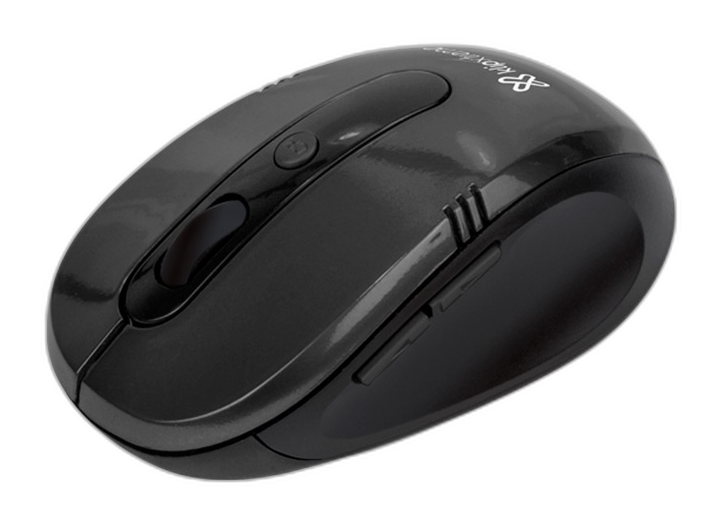 Mouse Inalámbrico Klip Xtreme Vector 3D Óptico 1600DPI Negro