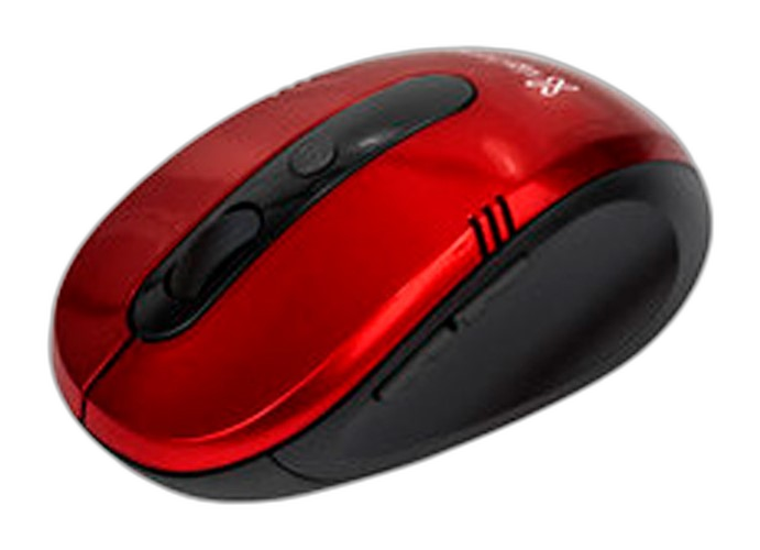 Mouse Inalámbrico Klip Xtreme Vector 3D Óptico 1600DPI Rojo