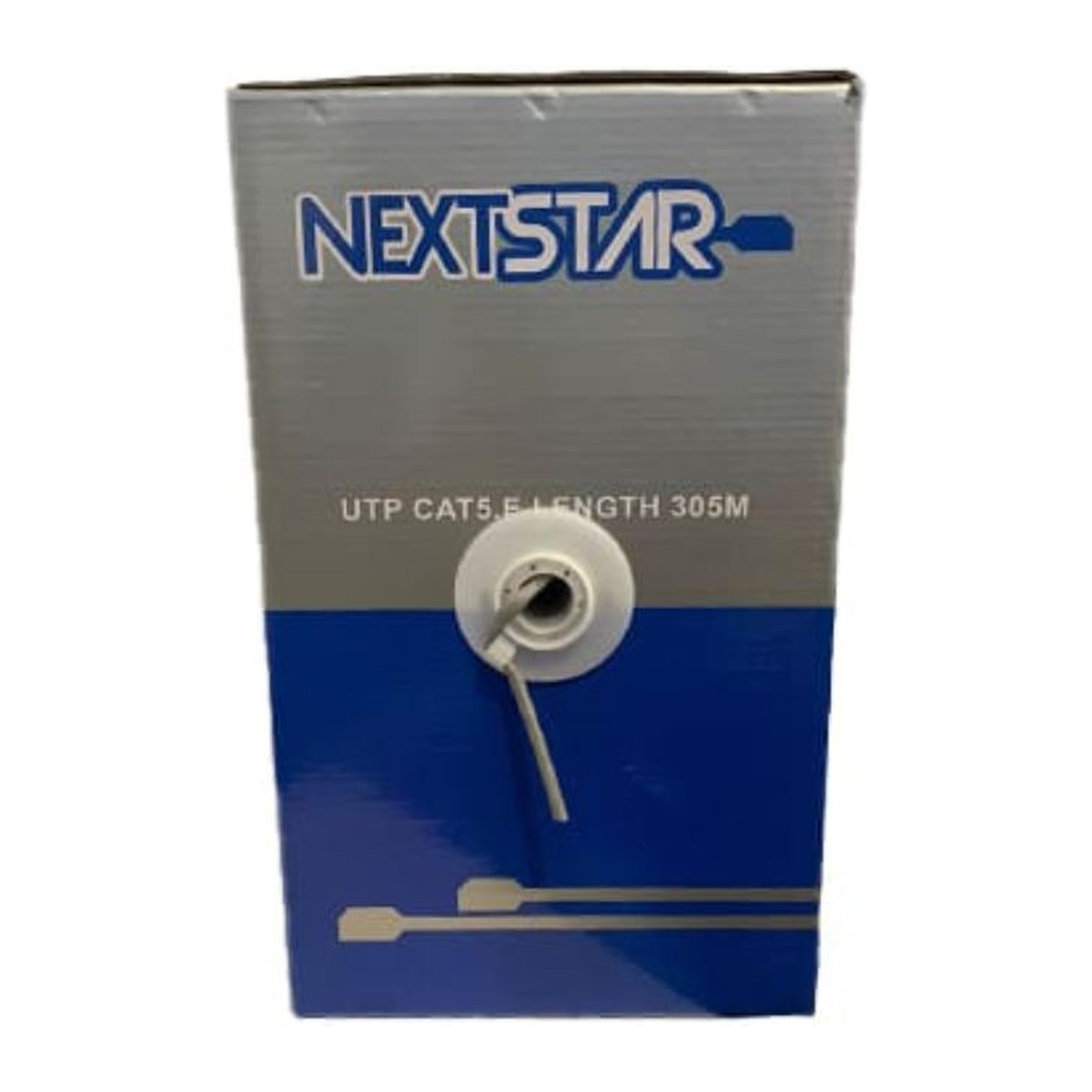 Bobina de cable de red NextStar Cat5E interior 305 m Blanco