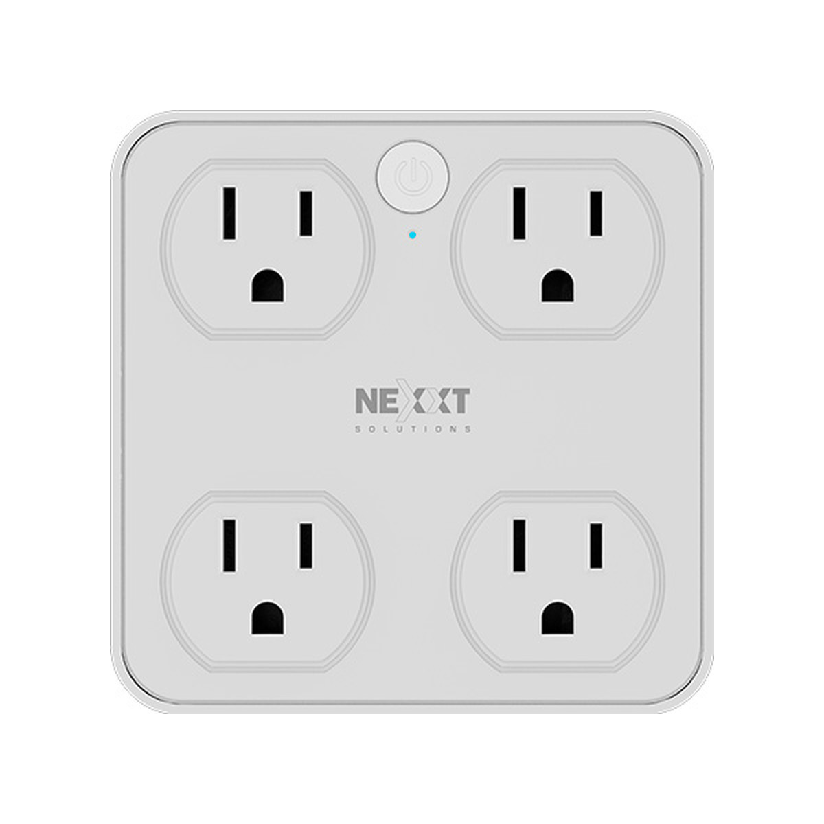 Protector de sobretensión inteligente Wi-Fi Nexxt Solutions NHP-T615 4 tomas y USB-C Blanco