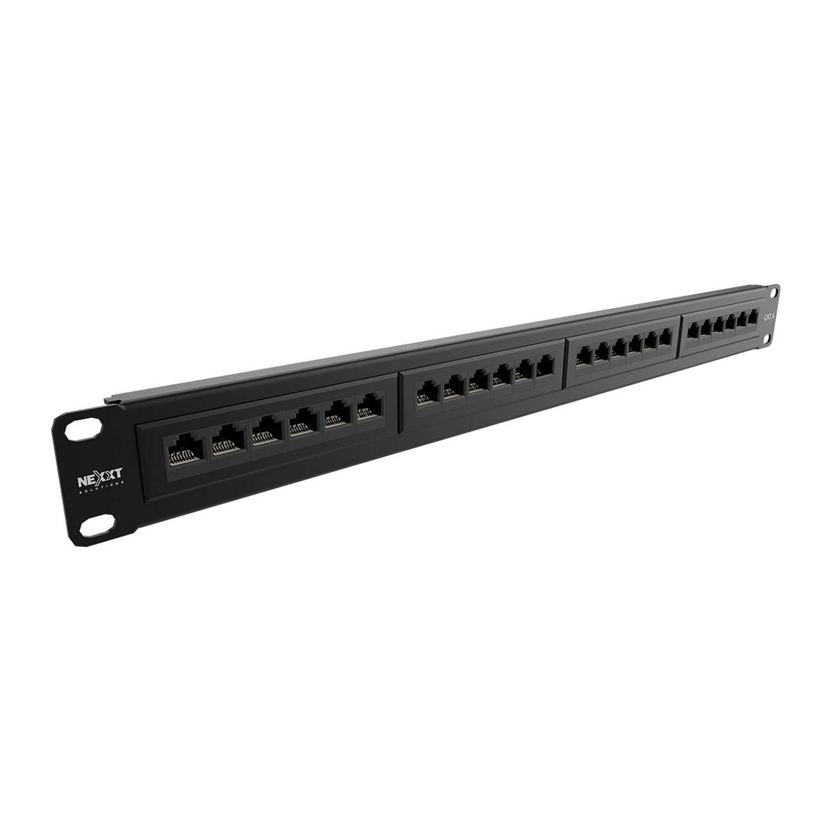 Tablero de conexiones Nexxt Solutions Infrastructure AW191NXT06 Cat6 24 puertos Negro
