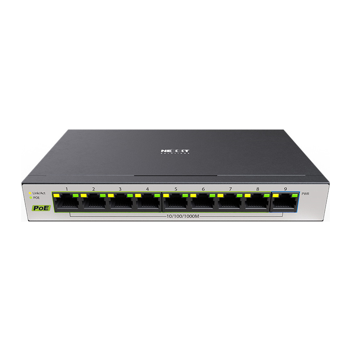Switch Nexxt Solutions Infrastructure NSW-V900P 9 POE+
