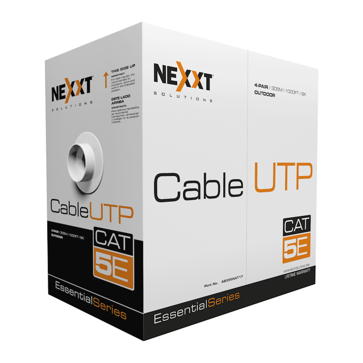 Cable Nexxt Solutions Infrastructure AB355NXT17 305m Negro