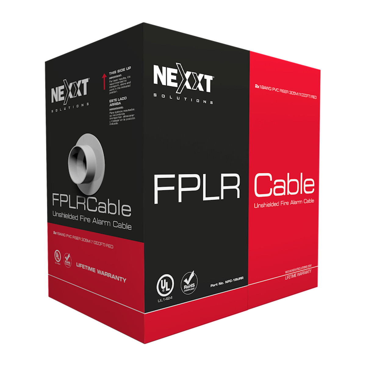 Cable de alarma Nexxt Solutions Infrastructure NFC-18URR 305m