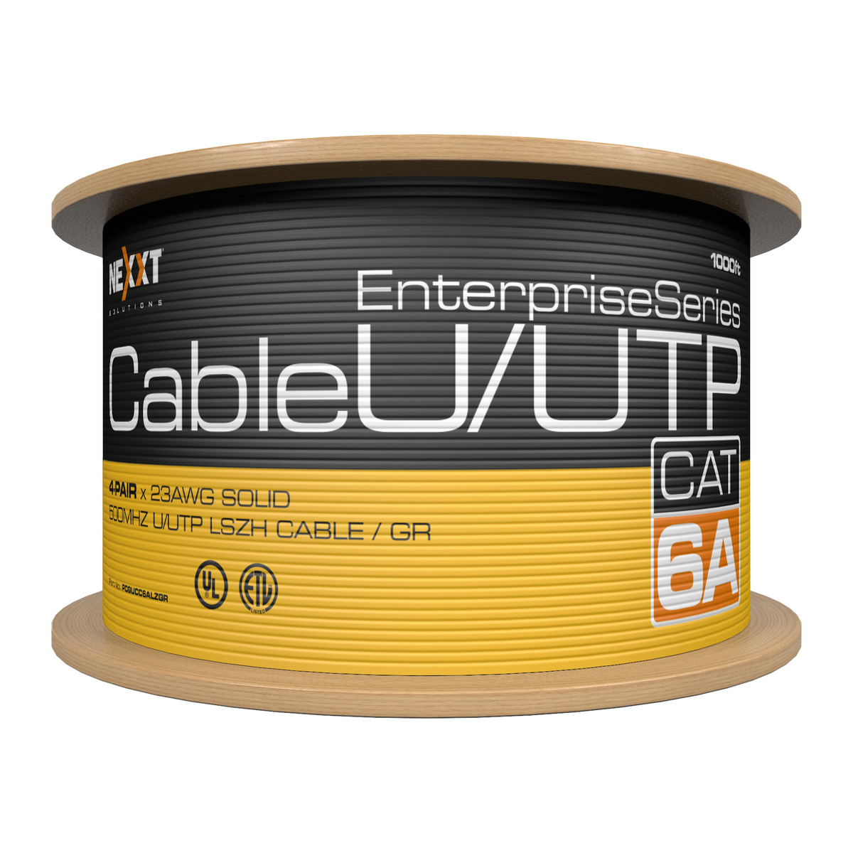 Cable U/UTP Cat6A Nexxt Solutions LSZH 305 m Gris