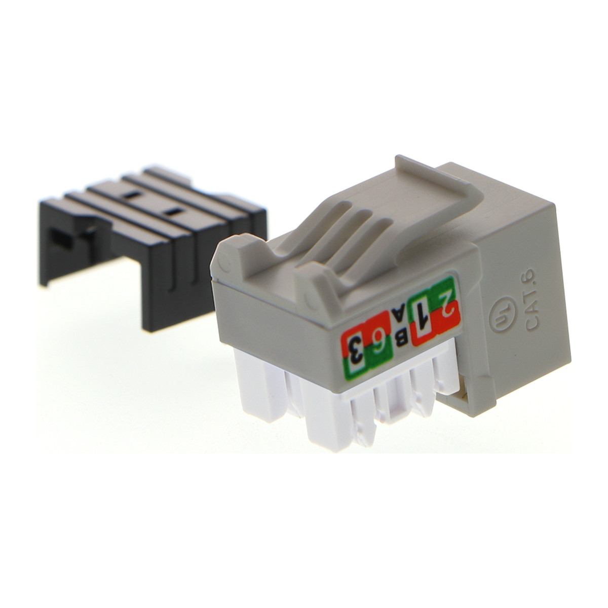 Conector Keystone Jack Nexxt Cat6 Gris