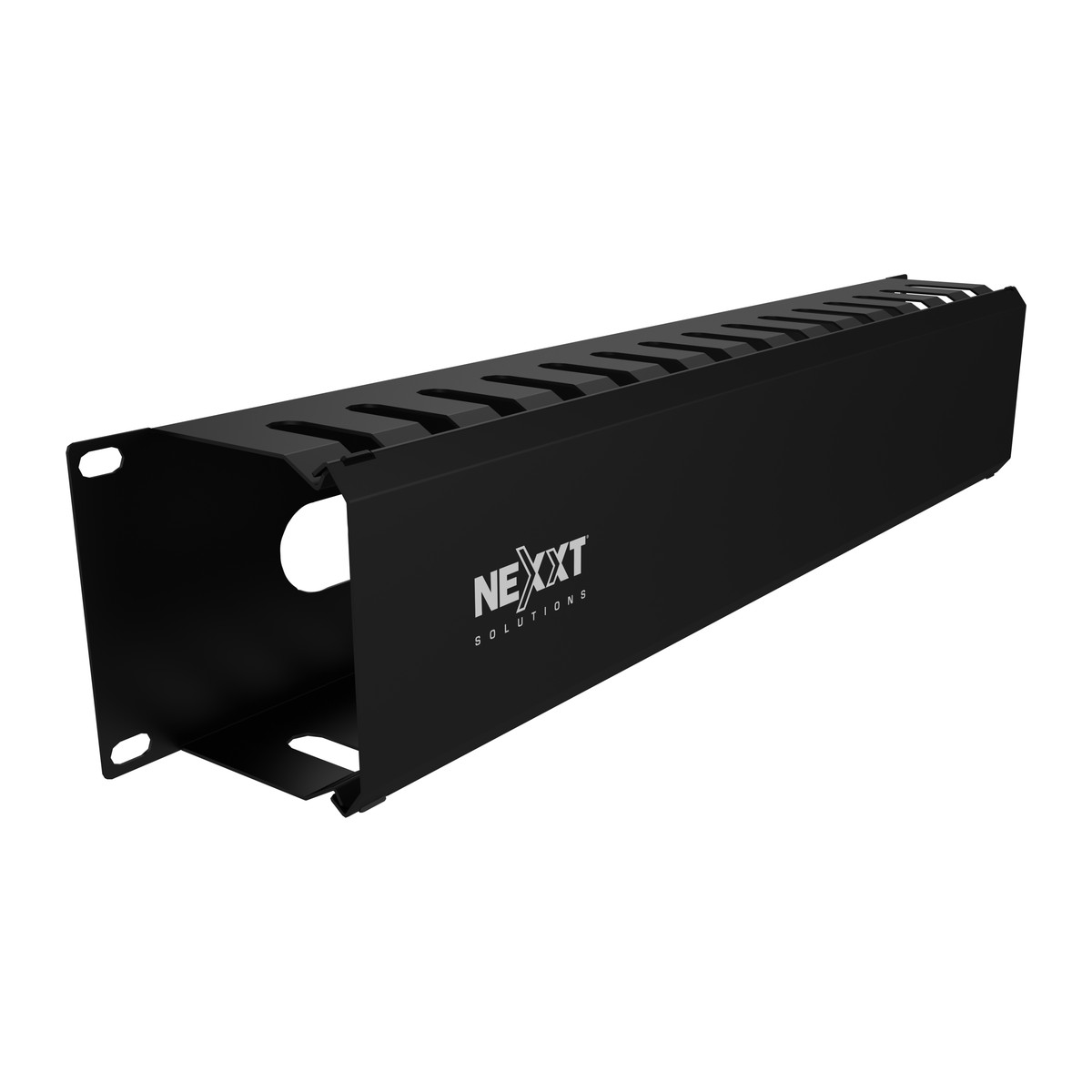 Organizador horizontal de cables Nexxt para rack 2U 19"