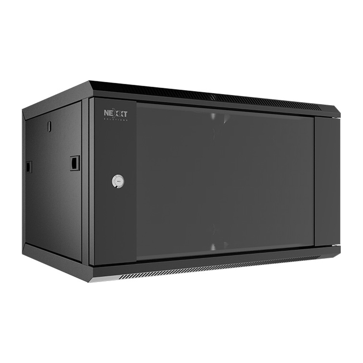 Gabinete de pared Nexxt Solutions NEC-F6U66B 6U 600x600 mm Negro