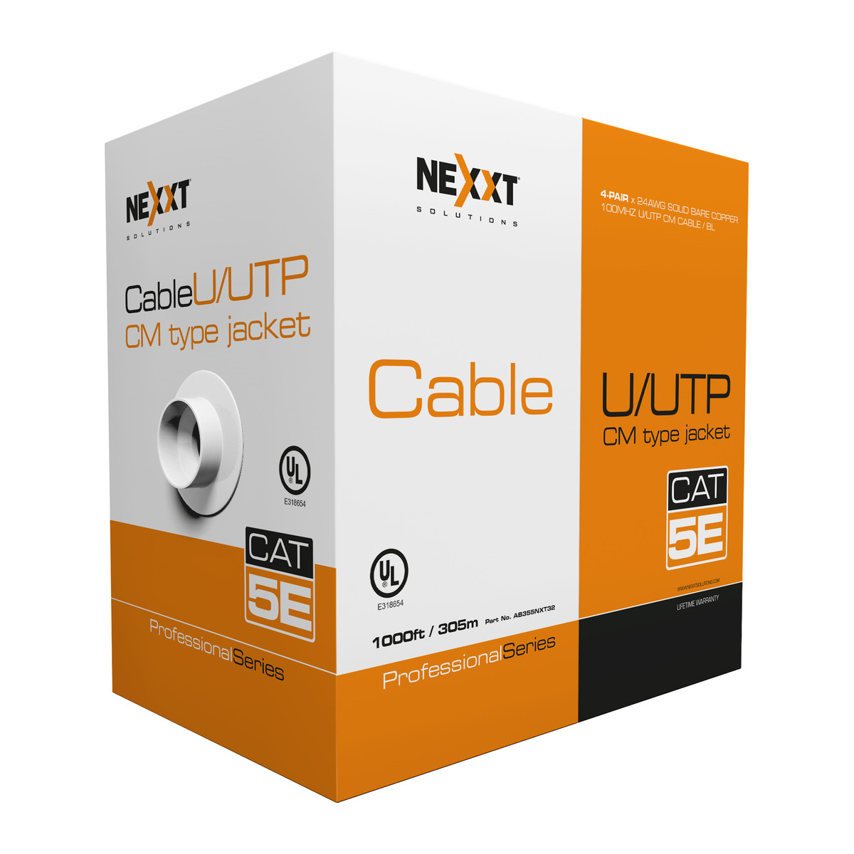Cable UTP Cat5e Nexxt Solutions AB355NXT32 305 m Azul