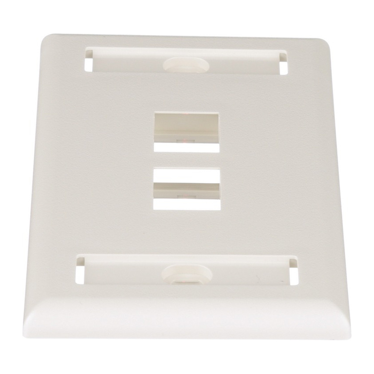 Placa frontal Panduit NetKey NK2FIWY 2 puertos Blanco hueso