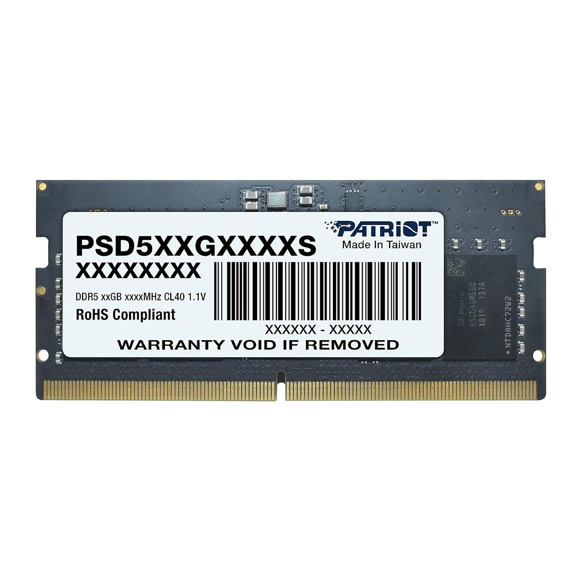 Memoria RAM Patriot Signature DDR5 32GB 5600MHz SO-DIMM