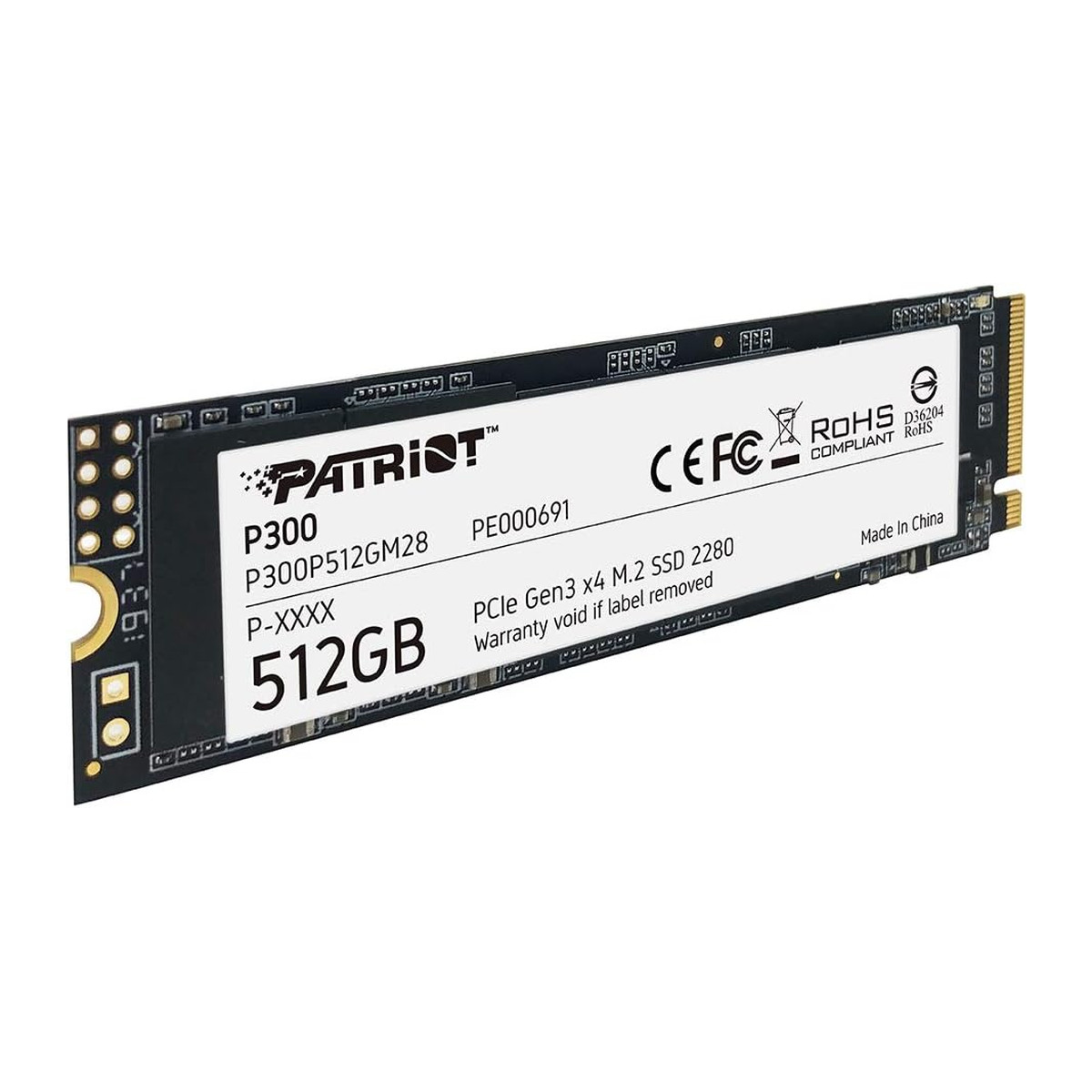 Disco SSD Patriot P300 512GB M.2 NVMe