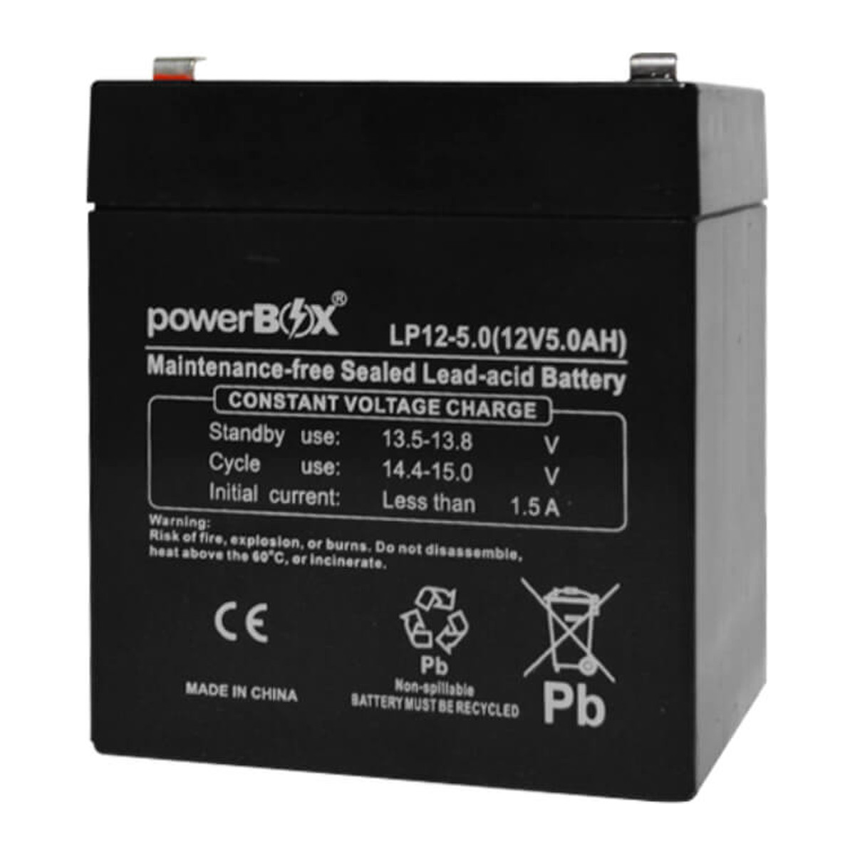 Batería para UPS PowerBox 5Ah 12v