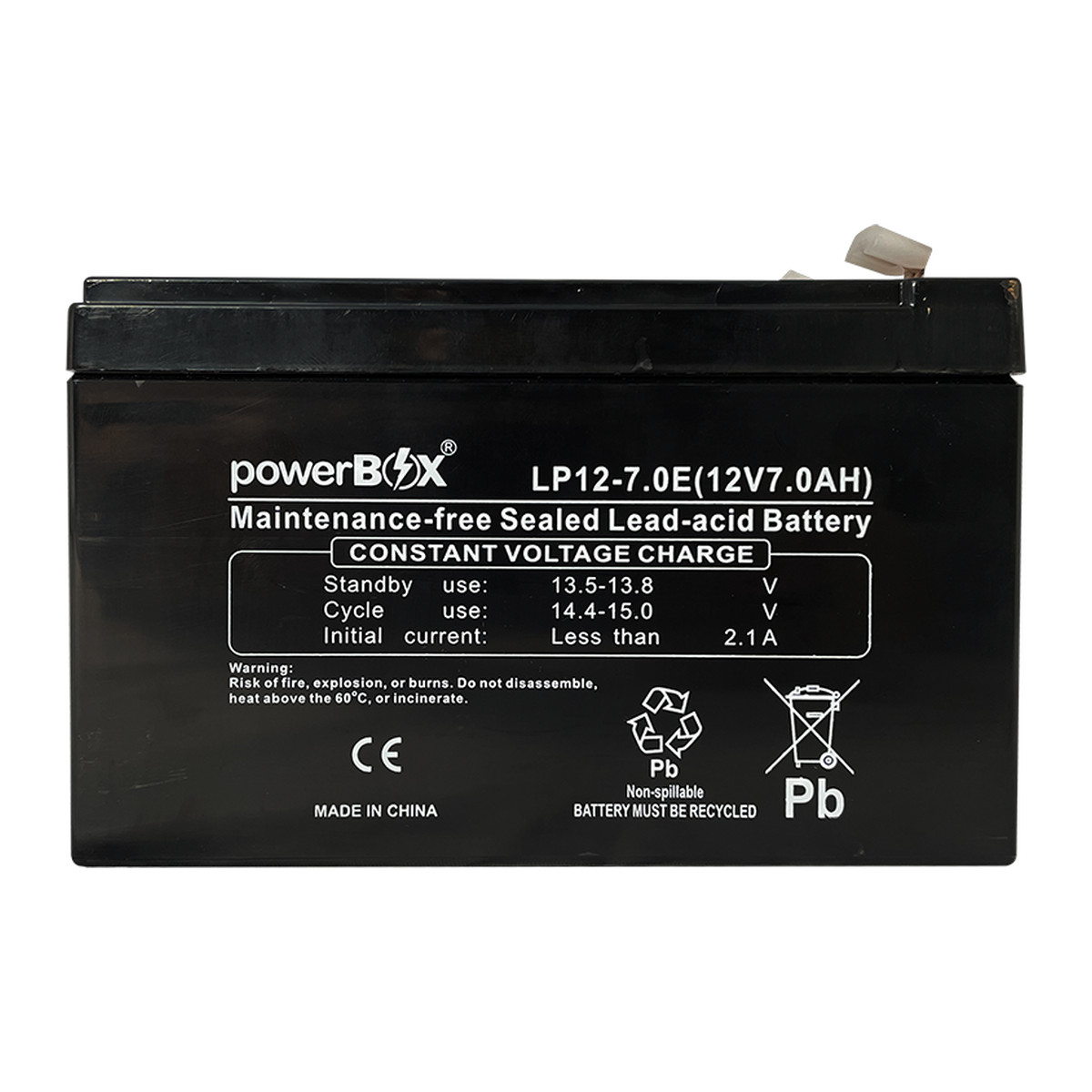Batería para UPS PowerBox 7Ah 12v