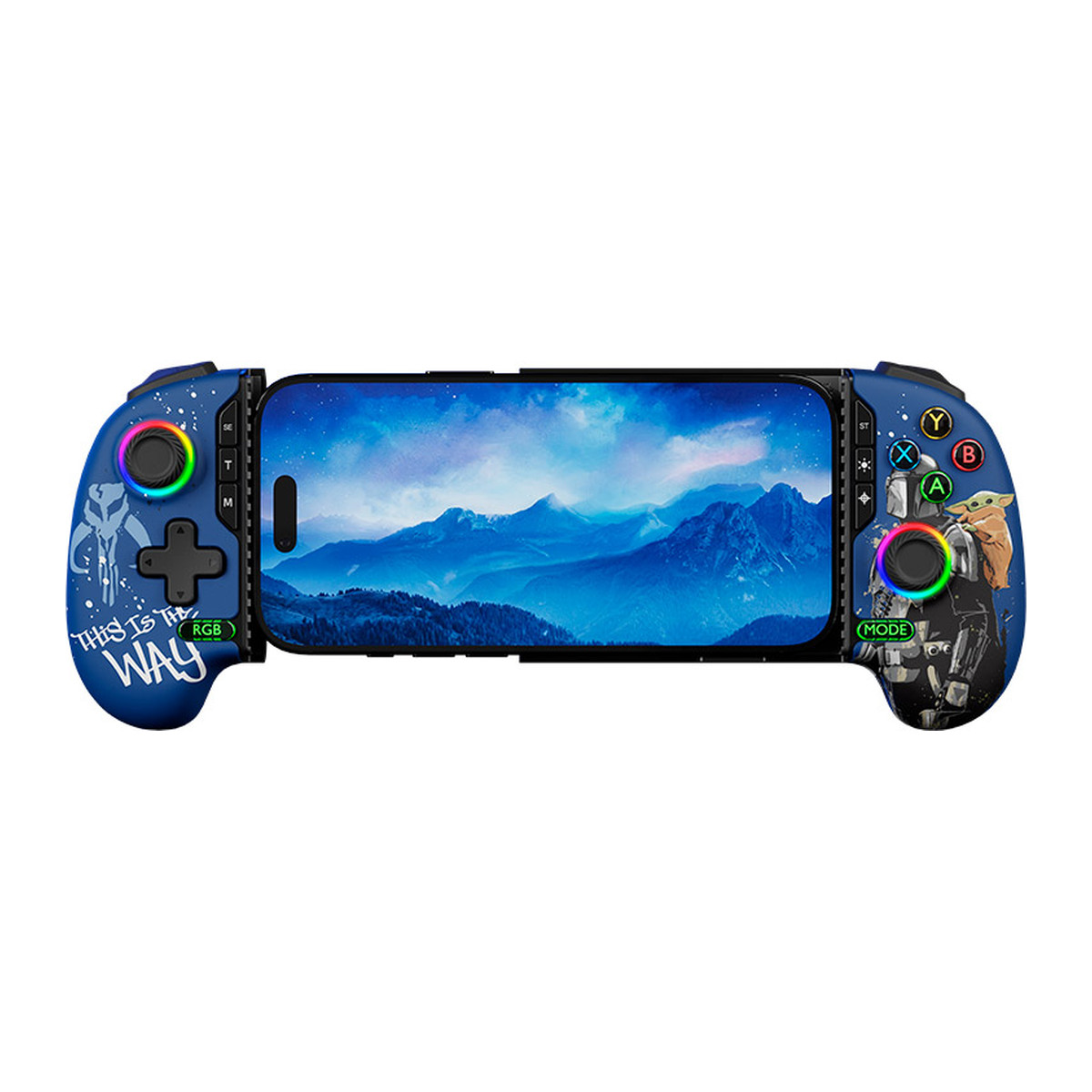 Control inalámbrico Primus Gaming MandoG50 edición The Mandalorian para celular Azul