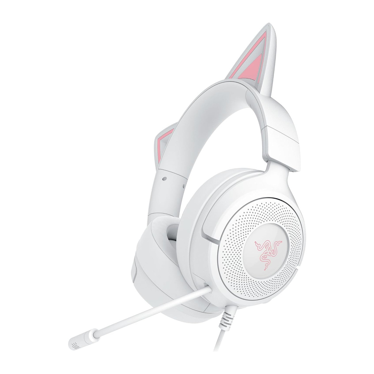 Audífonos gamer Razer Kraken Kitty V3 X Blanco