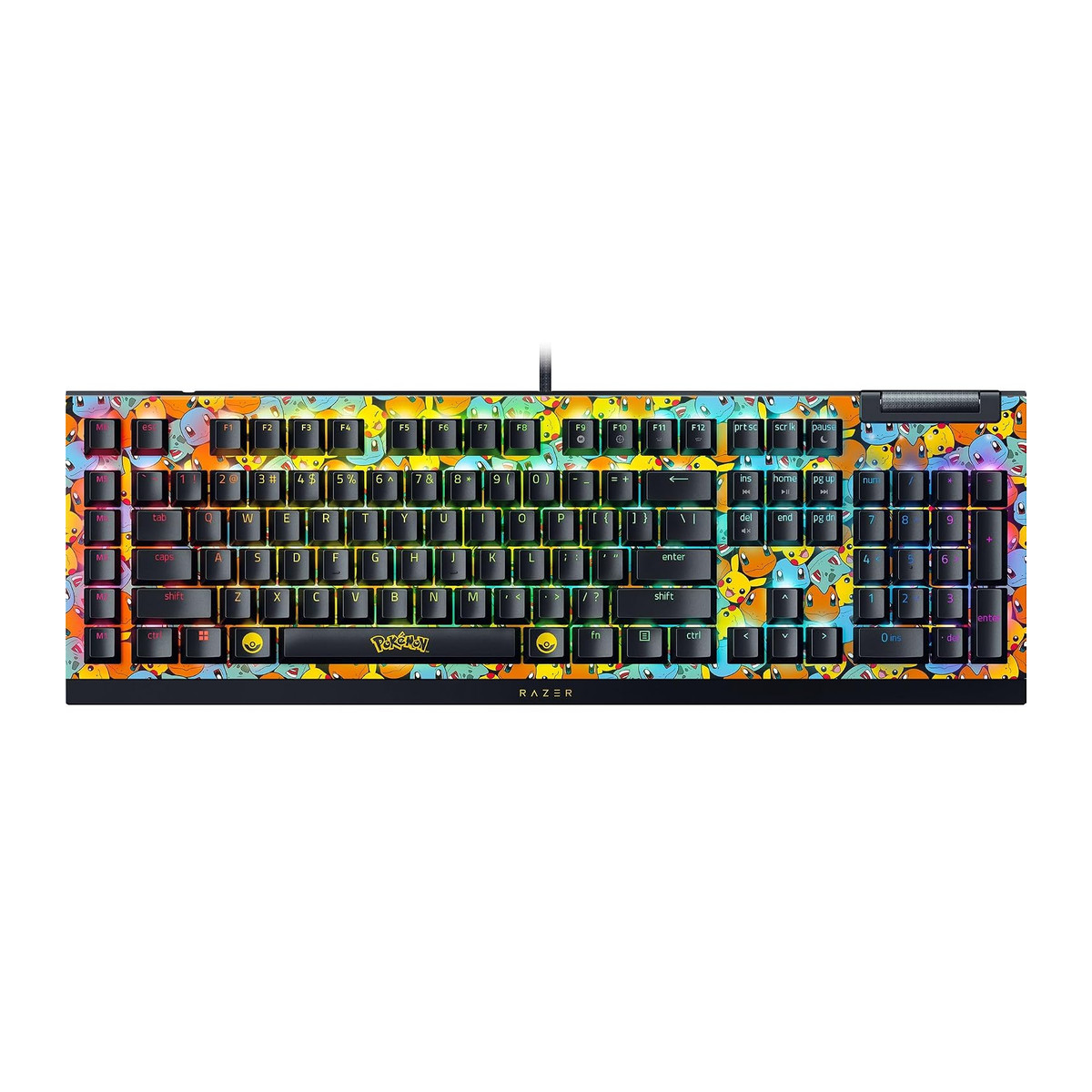 Teclado Razer BlackWidow V4 X Pokémon edición