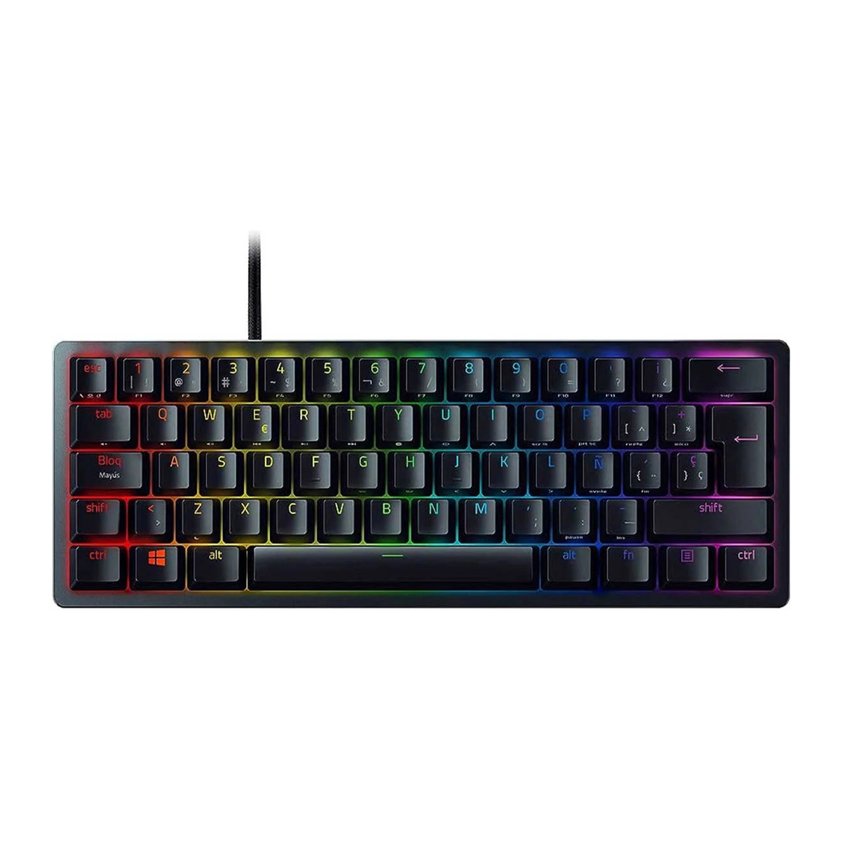 Teclado gamer Razer Huntsman Mini 60 % óptico Negro (español ES)