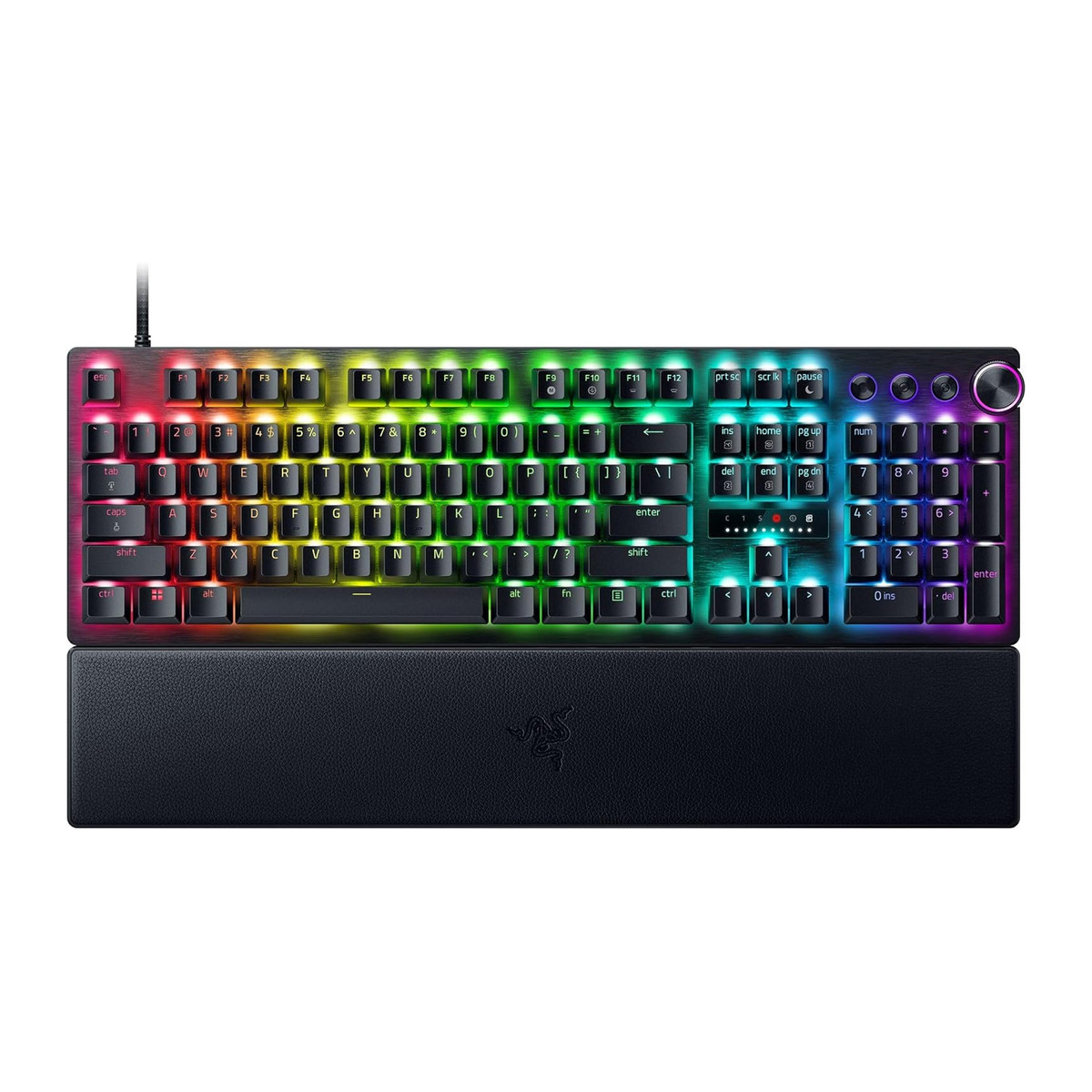 Teclado gamer Razer Huntsman V3 Pro óptico analógico Negro (inglés EE. UU.)