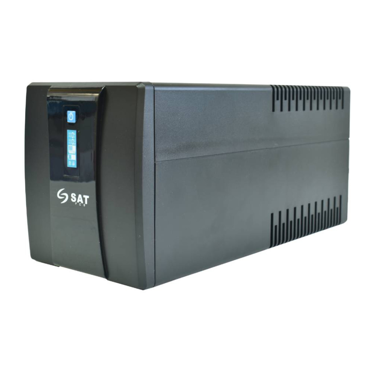 UPS interactiva SAT UR1500+ LCD 1500VA 900W Negro