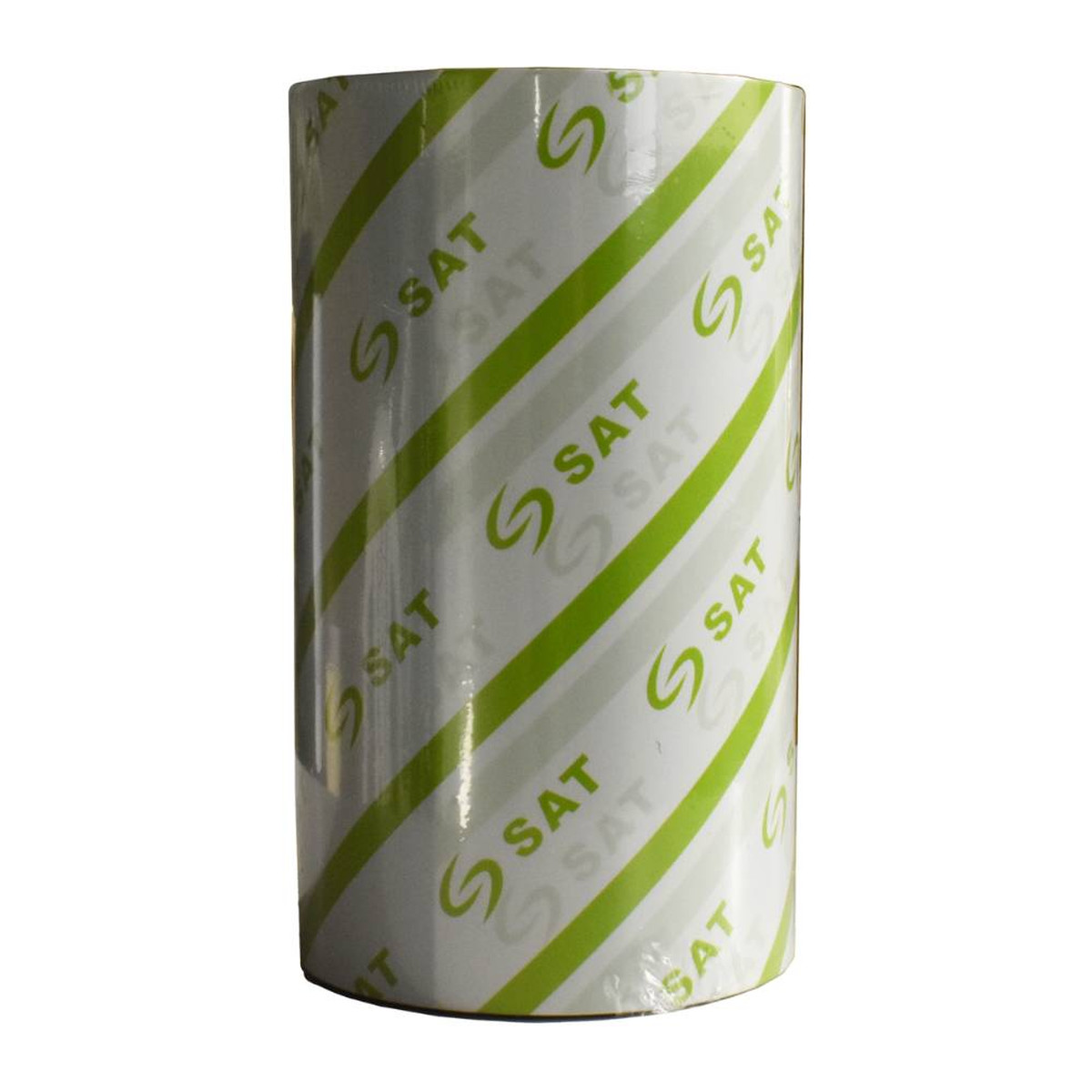Cinta ribbon de resina SAT 110 mm x 300 m Out caja de 12 rollos Negro