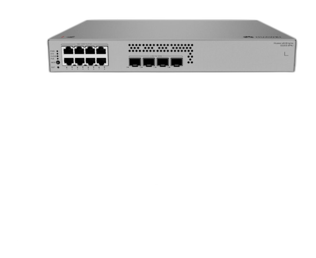 Switch Huawei S220S-8P4J 8 puertos GE 4x 2.5G