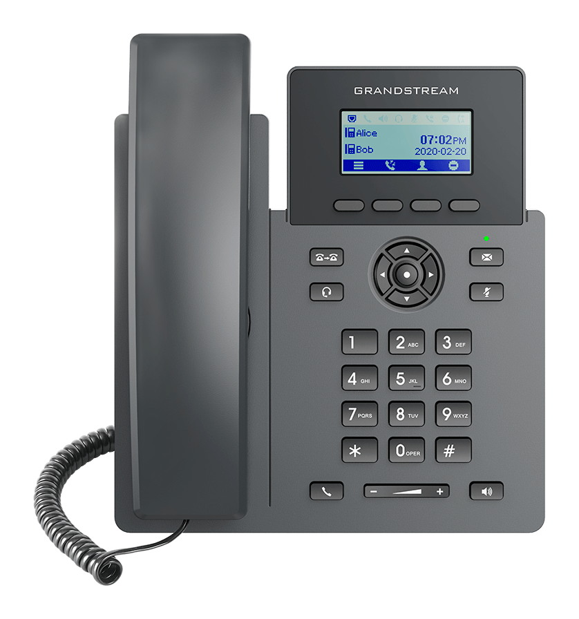 Teléfono IP Grandstream GRP2601 2 líneas sin PoE