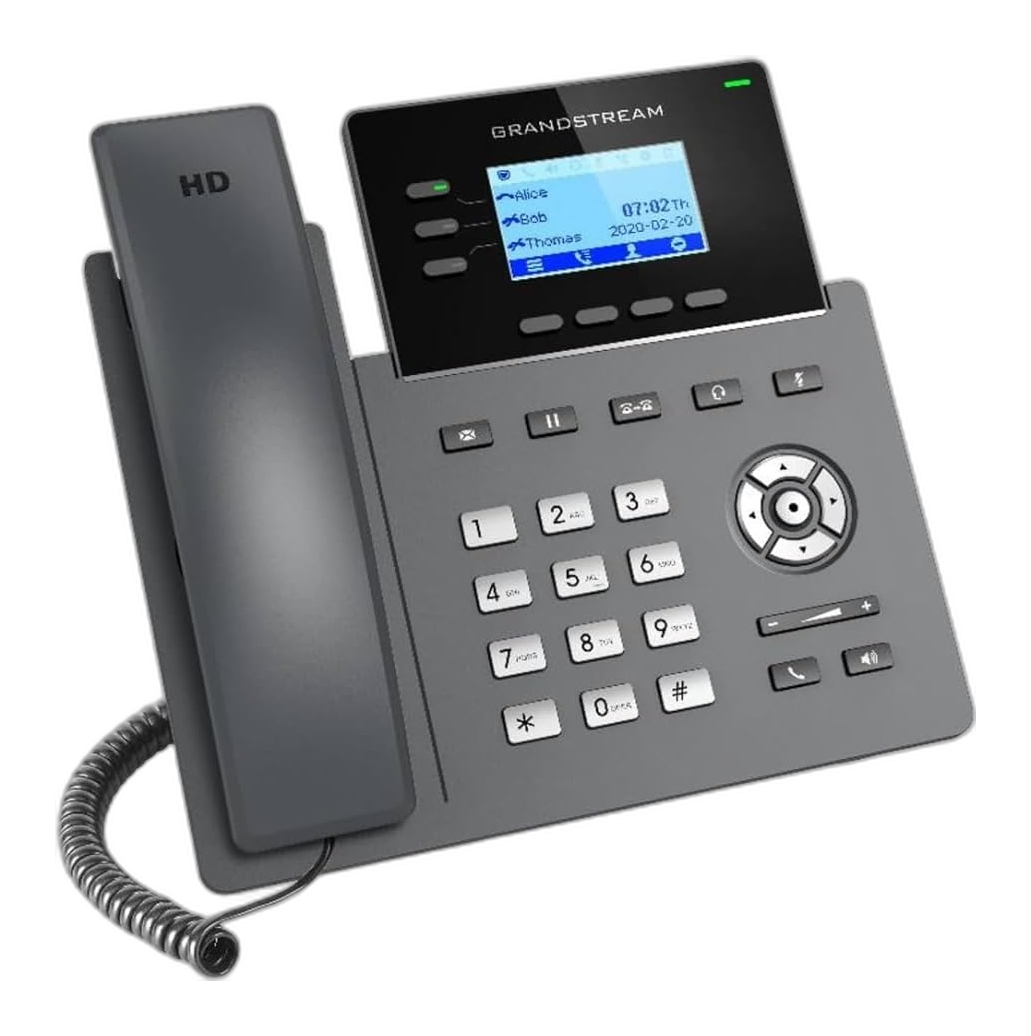 Teléfono IP Grandstream GRP2603P 3 líneas 6 SIP con PoE