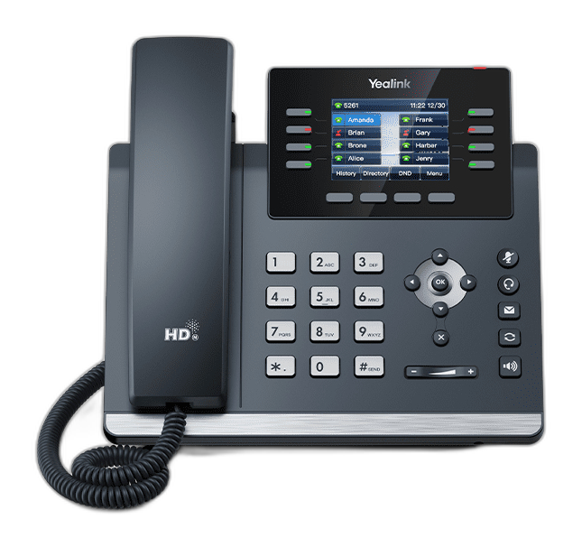 Teléfono IP Yealink T44U 8 líneas Wifi