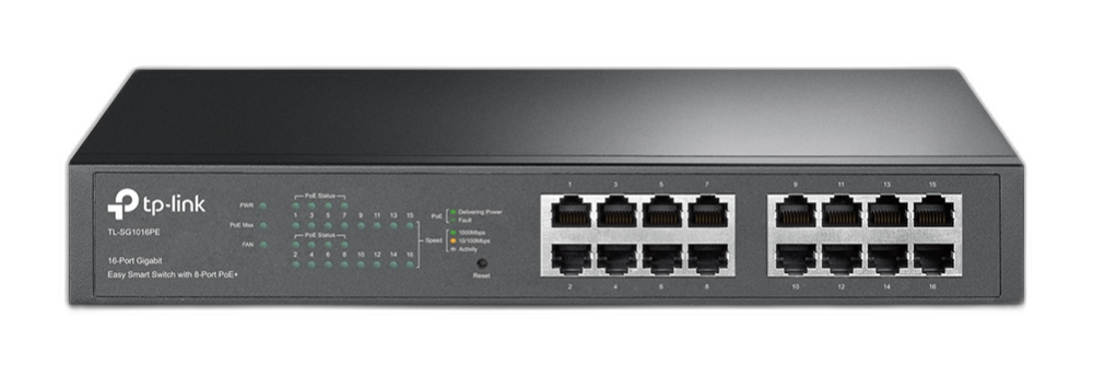 TP-Link TL-SG1016PE switch Gestionado L2 Gigabit Ethernet (10/100/1000)