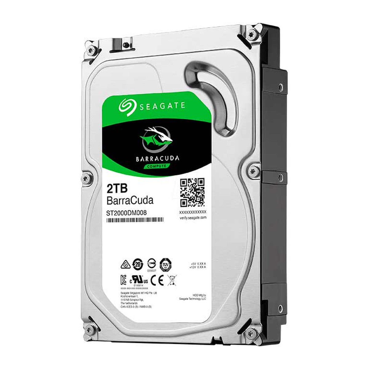 Disco duro interno Seagate BarraCuda 3.5" 2TB 7200 RPM