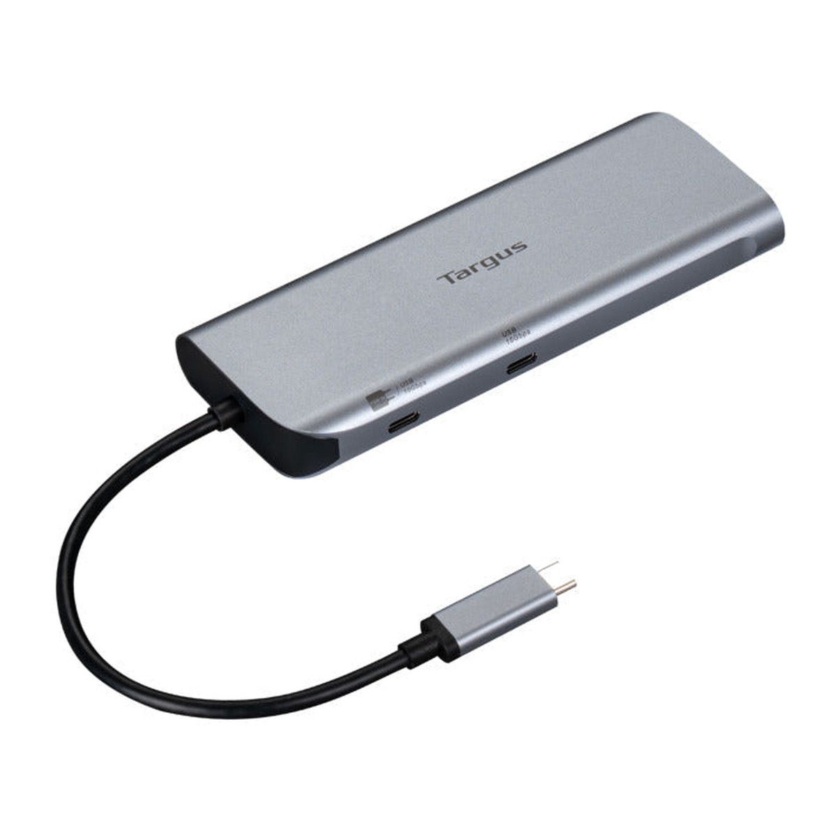 Base para portátil Targus DOCK427GL USB-C doble video 140 W EPR Plata