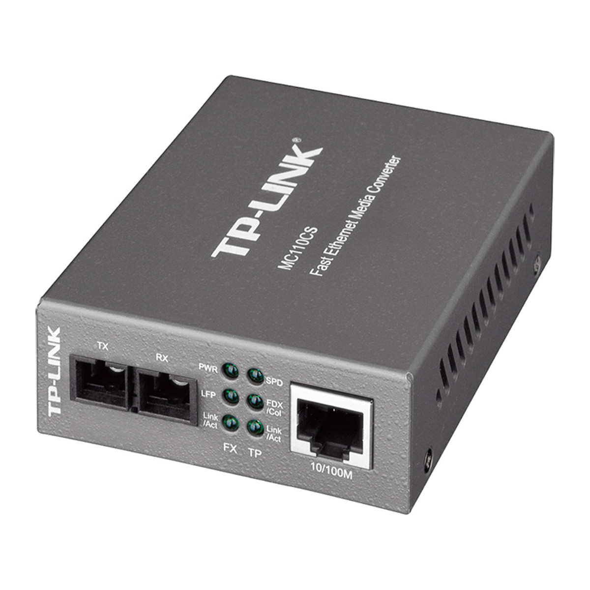 Convertidor de medios TP-Link MC110CS monomodo 10/100 Mbps 20 km